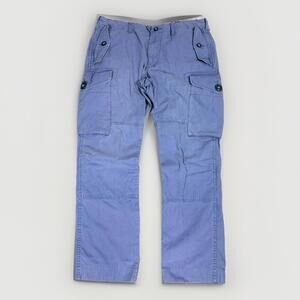 VTG Polo Ralph Lauren Military Cargo Pants Lilac Cotton Men’s 36x30 Modern Fit